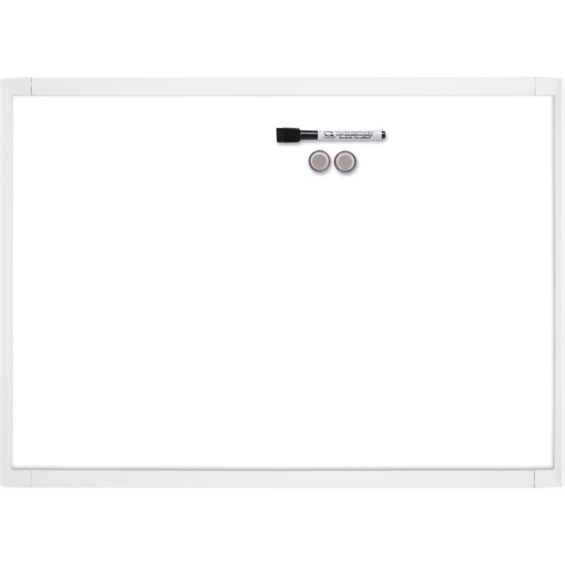 Quartet MHOW1117 Magnetic Whiteboard, 11-Inch x17-Inch, Assorted Plastic Frame
